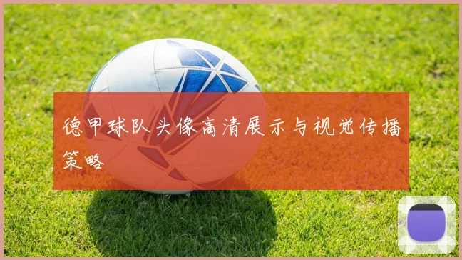 德甲球队头像高清展示与视觉传播策略